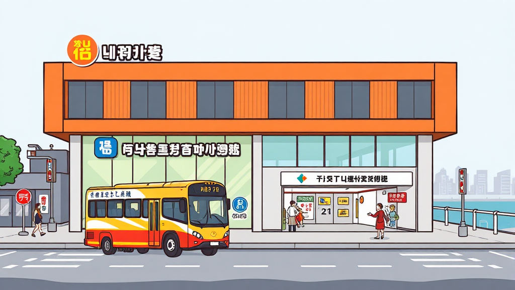 부산 강서세무서 위치 및 오시는 길 (cartoon 스타일)