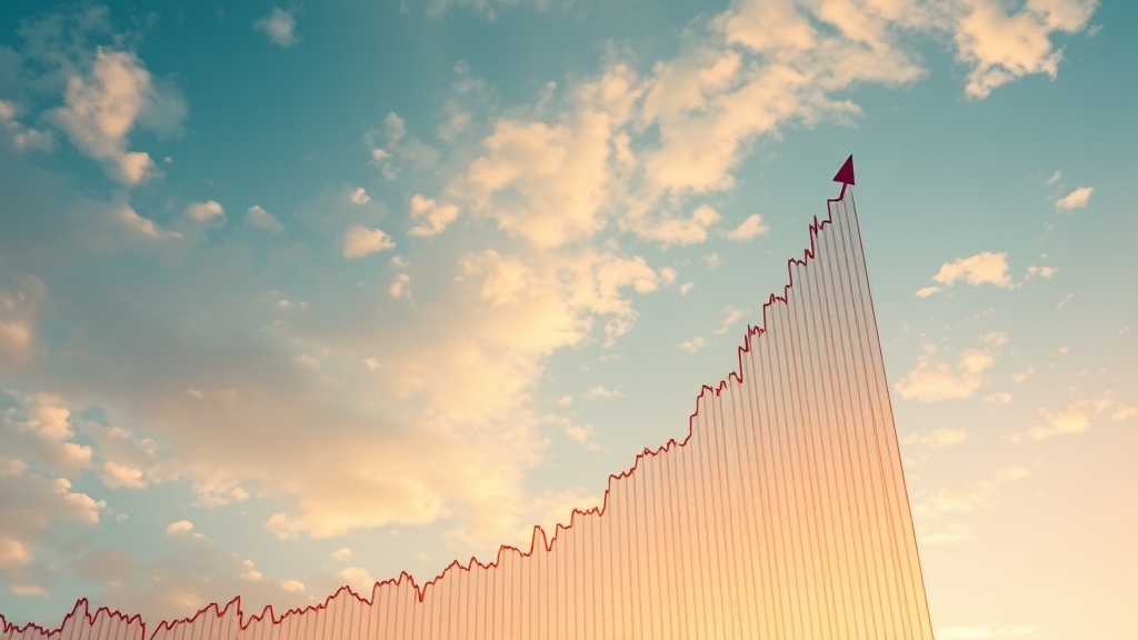 코스피 상승, 금리 인하 기대감? (realistic 스타일)