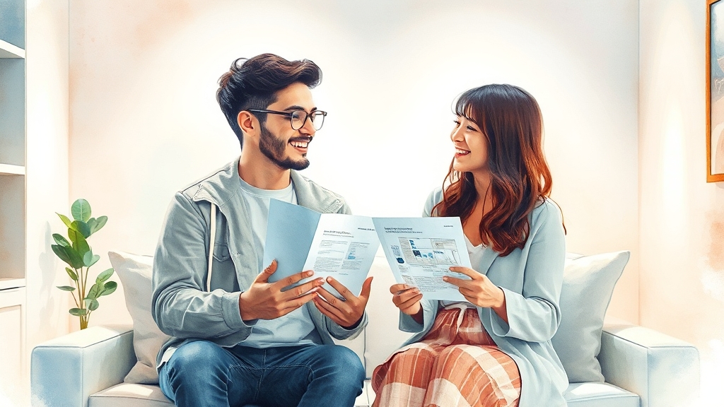 2025년 대출 자격 조건 상세 확인 (watercolor 스타일)