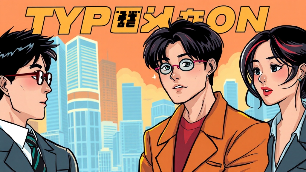 태풍상사 드라마 개요 (cartoon 스타일)