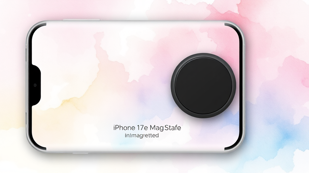 아이폰 17e 맥세이프 케이스: 기능과 디자인 비교 (watercolor 스타일)