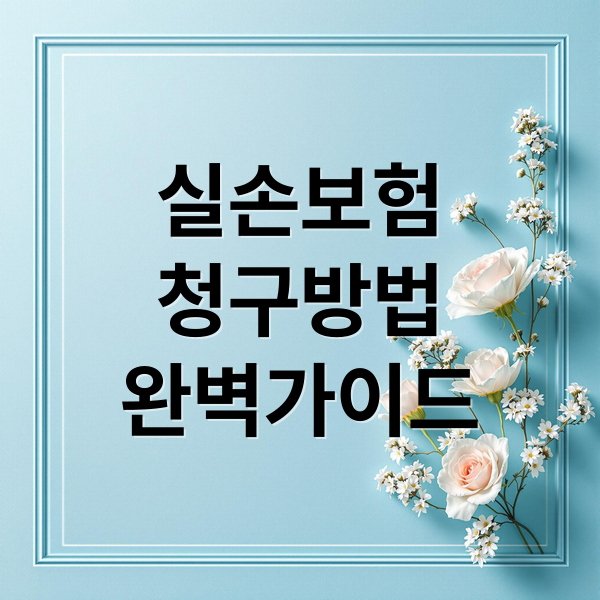 실손보험
청구방법
완벽가이드 (실손보험 청구)