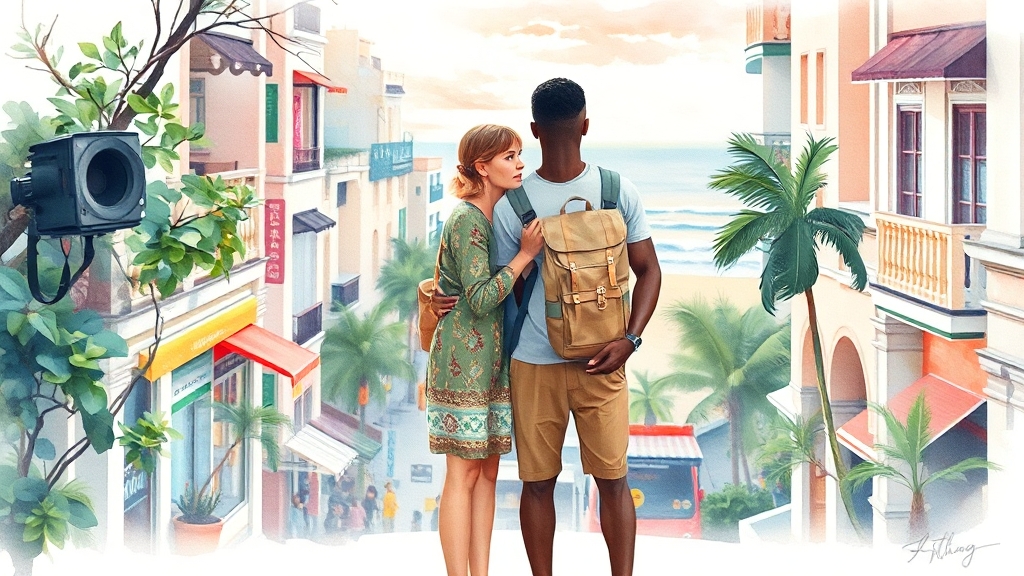 다낭 한달살기 준비: 예산 및 준비물 (watercolor 스타일)