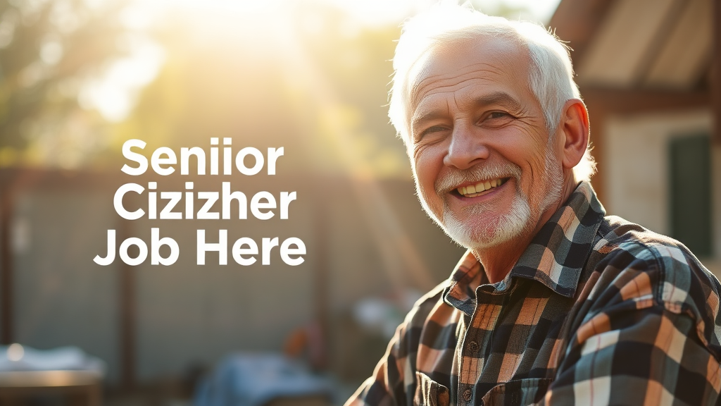 실버일자리센터 신청 방법 (realistic 스타일)