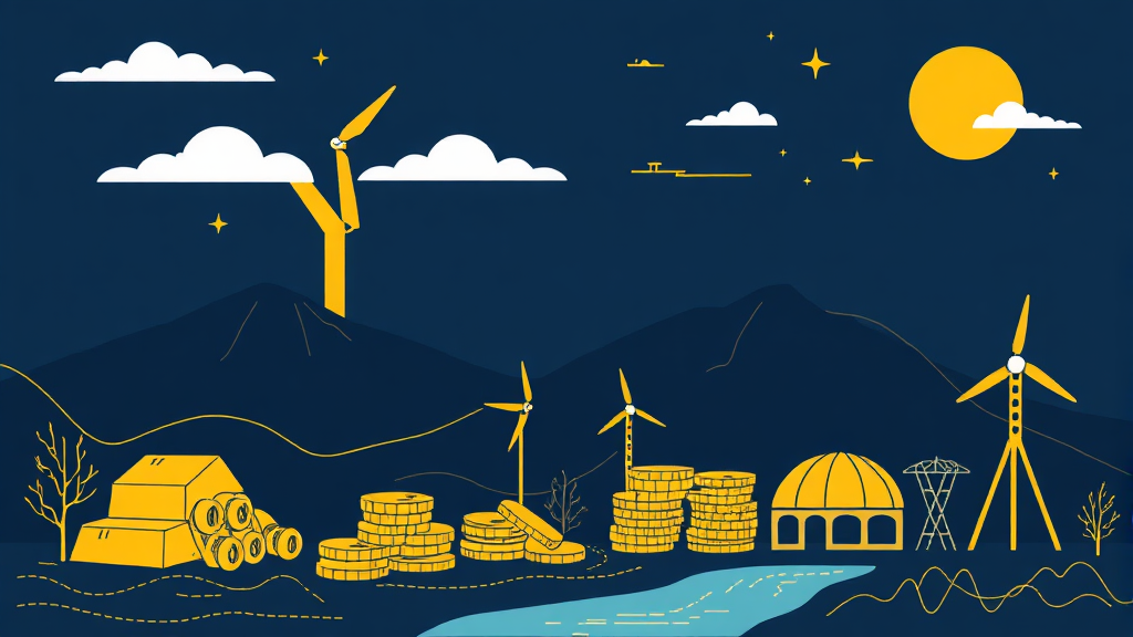 스태그플레이션 시대, 현명한 투자 전략 (illustration 스타일)