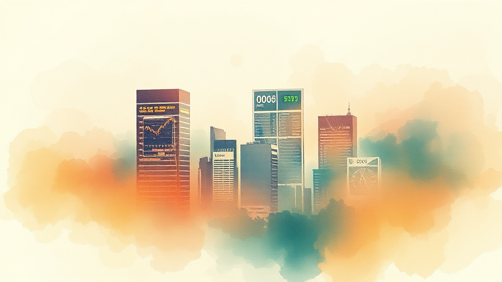 해외주식, 왜 투자할까? (watercolor 스타일)