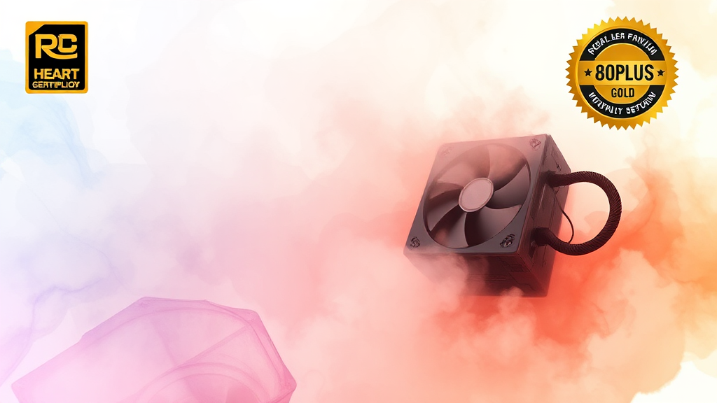 파워 서플라이, 케이스: 안정성, 쿨링 (watercolor 스타일)