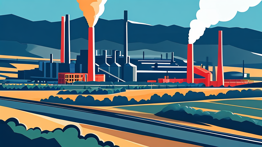 포스코그룹의 현재: 철강 사업 현황과 경쟁력 (illustration 스타일)