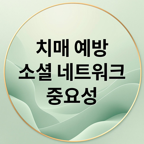 치매 예방
소셜 네트워크
중요성 (소셜 네트워크 치매 예방 연구)