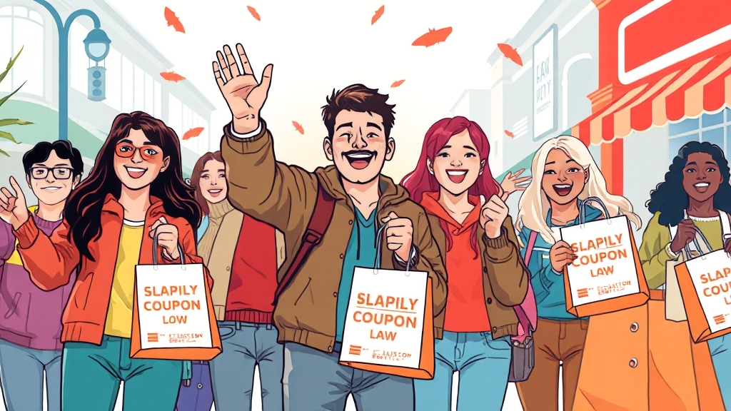 혜택 놓치지 마세요! (illustration 스타일)