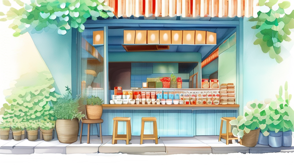 언제, 어디서 사용할 수 있나요? 사용처 및 제한 업종 (watercolor 스타일)