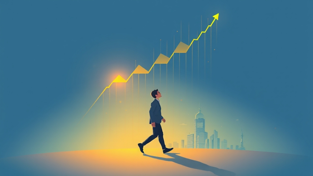 부동산 투자, 성공의 지름길 (illustration 스타일)