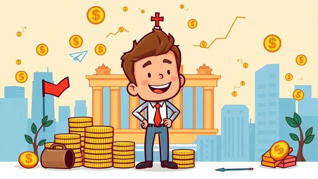 위기 속 투자 기회 찾기: 현명한 대응 방안 (cartoon 스타일)