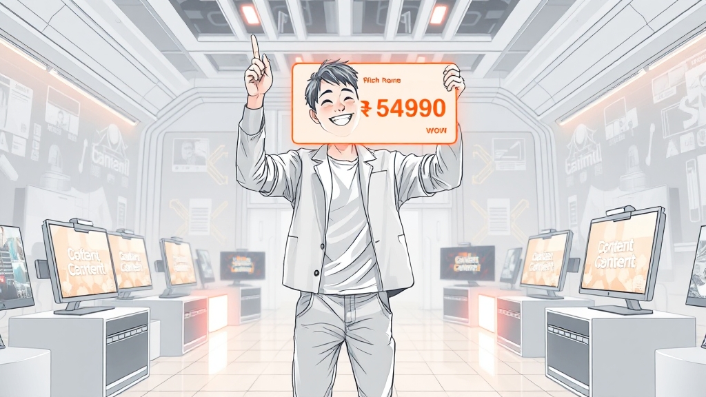 티빙 요금제, 얼마나 저렴? (illustration 스타일)