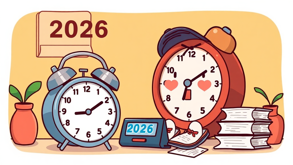 모집 일정 및 확인 사항 (cartoon 스타일)