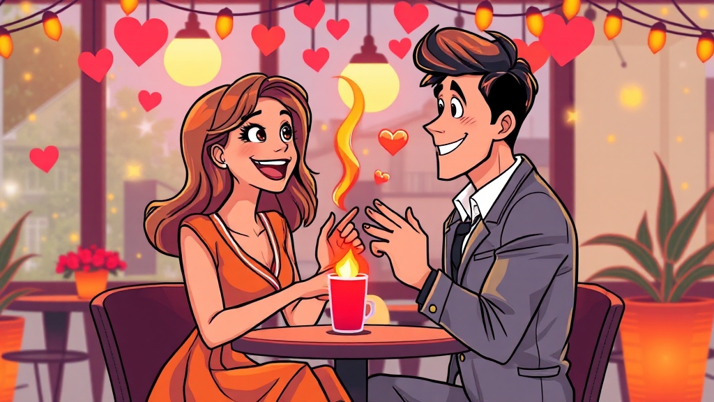 ENFP 여자의 연애와 관계 (cartoon 스타일)