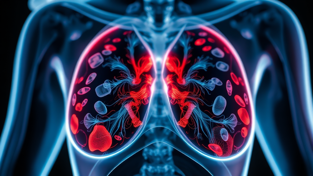 유방암 검사의 종류와 특징 (realistic 스타일)