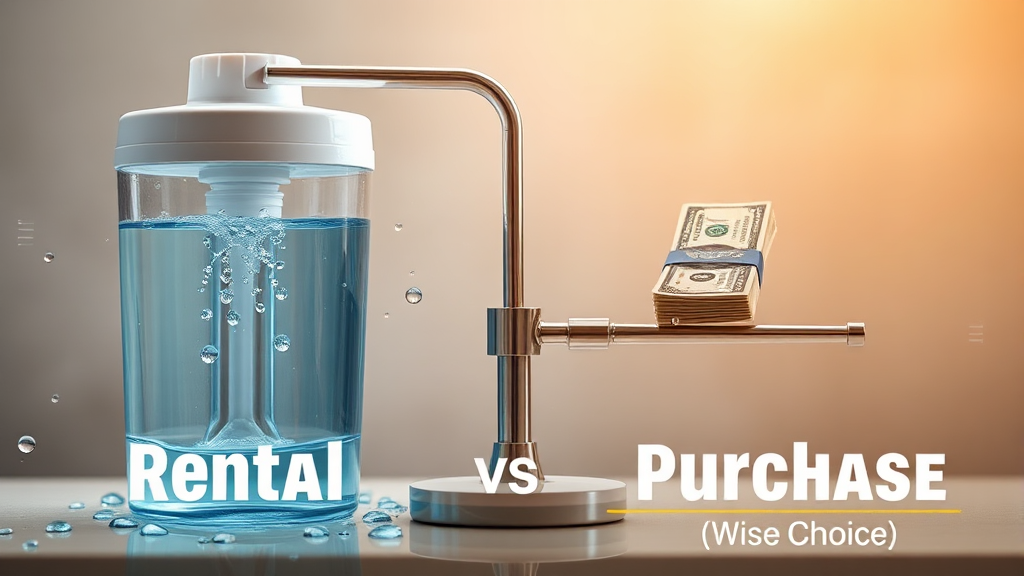 렌탈 vs 구매, 경제적인 선택은? (realistic 스타일)
