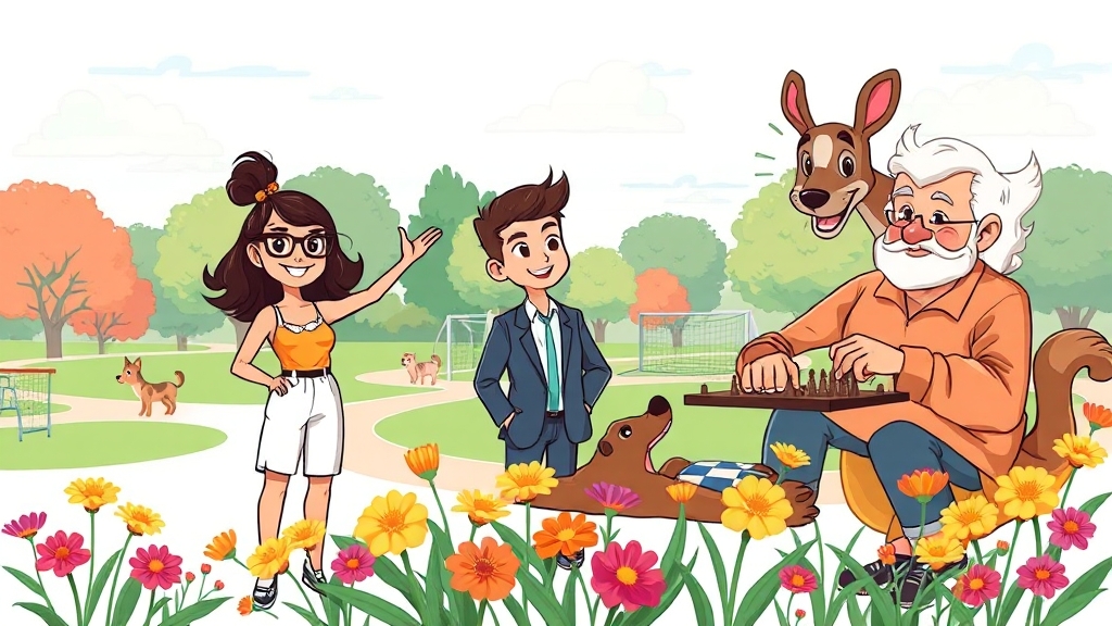 암 예방, 생활 습관과 검진이 중요 (cartoon 스타일)