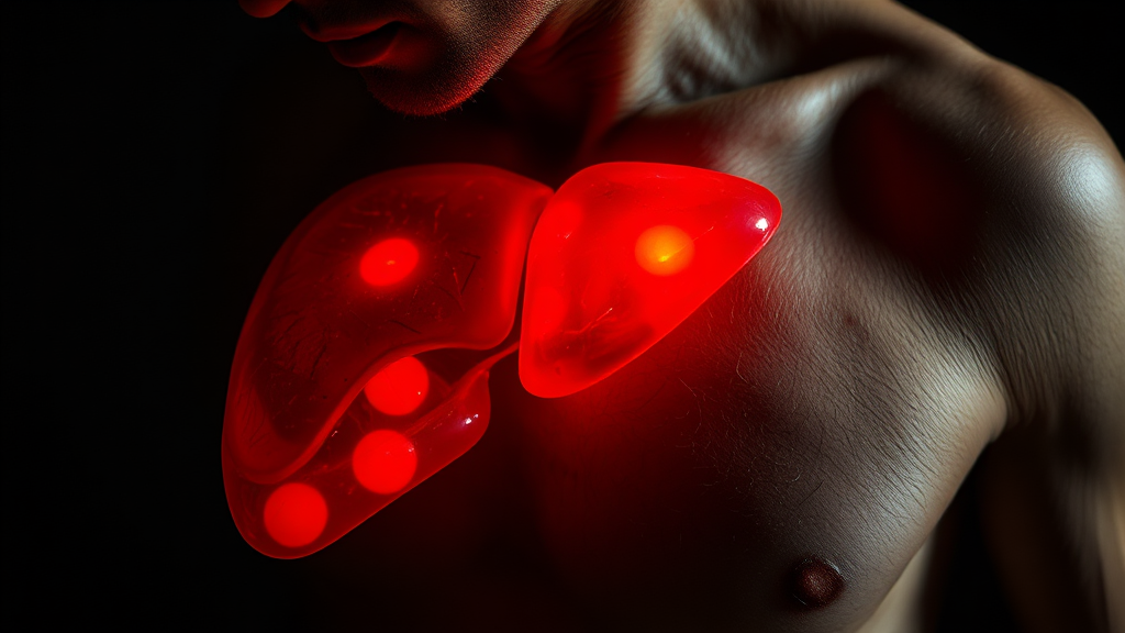 타이레놀과 알코올의 위험성 (realistic 스타일)