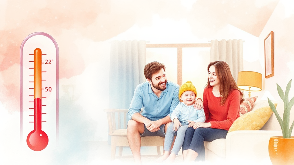 상황별 적정 온도 가이드 🌡️ (watercolor 스타일)