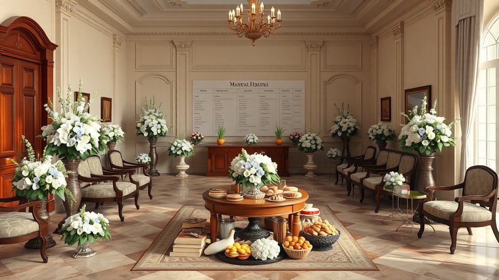 빈소 이용료, 왜 다를까? (realistic 스타일)