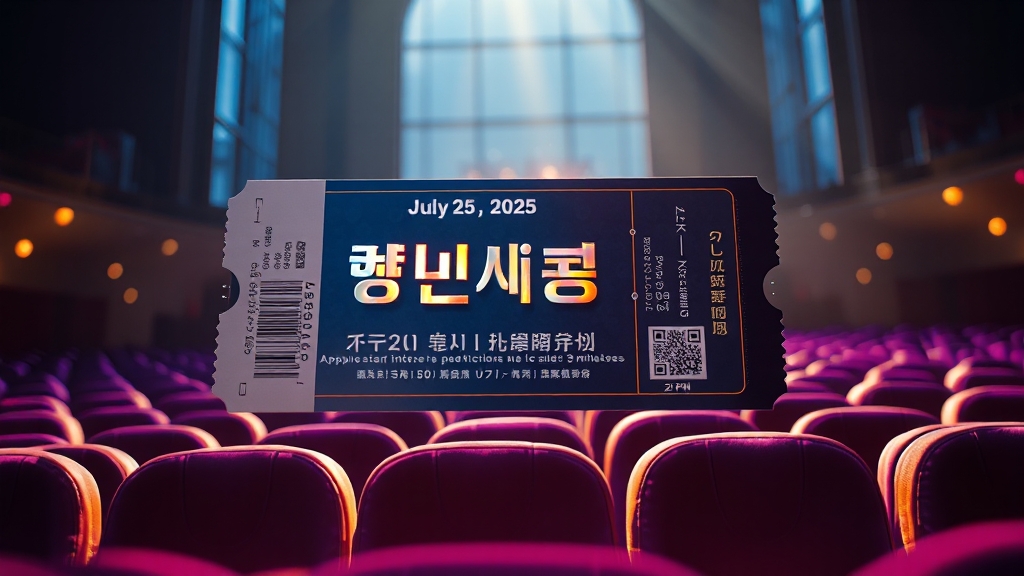 예매 전 준비사항: 꼼꼼하게! (realistic 스타일)