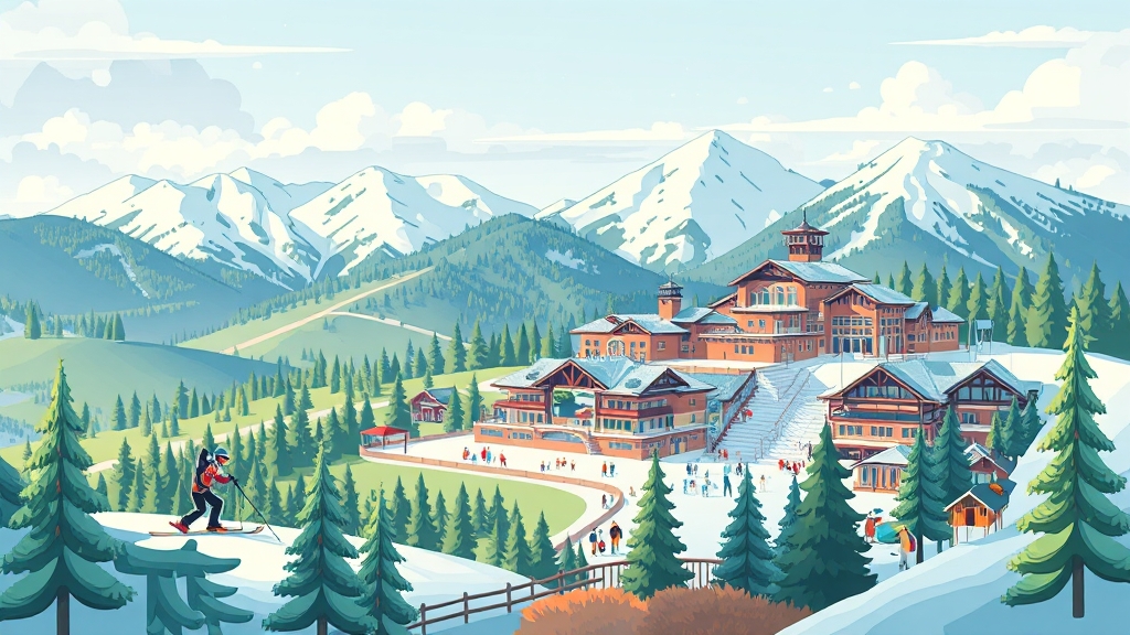 알펜시아 리조트 즐길 거리 (illustration 스타일)