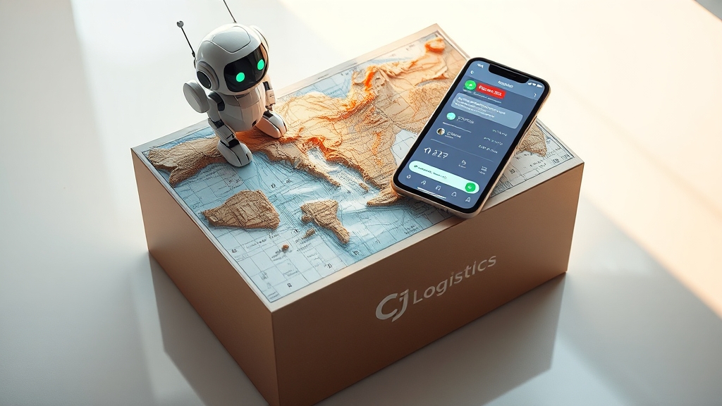 CJ대한통운 배송조회 시작하기 (realistic 스타일)