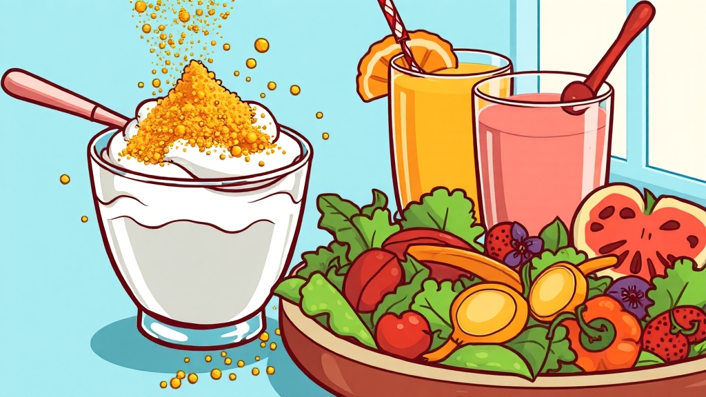 맥주효모, 섭취 방법은? (cartoon 스타일)