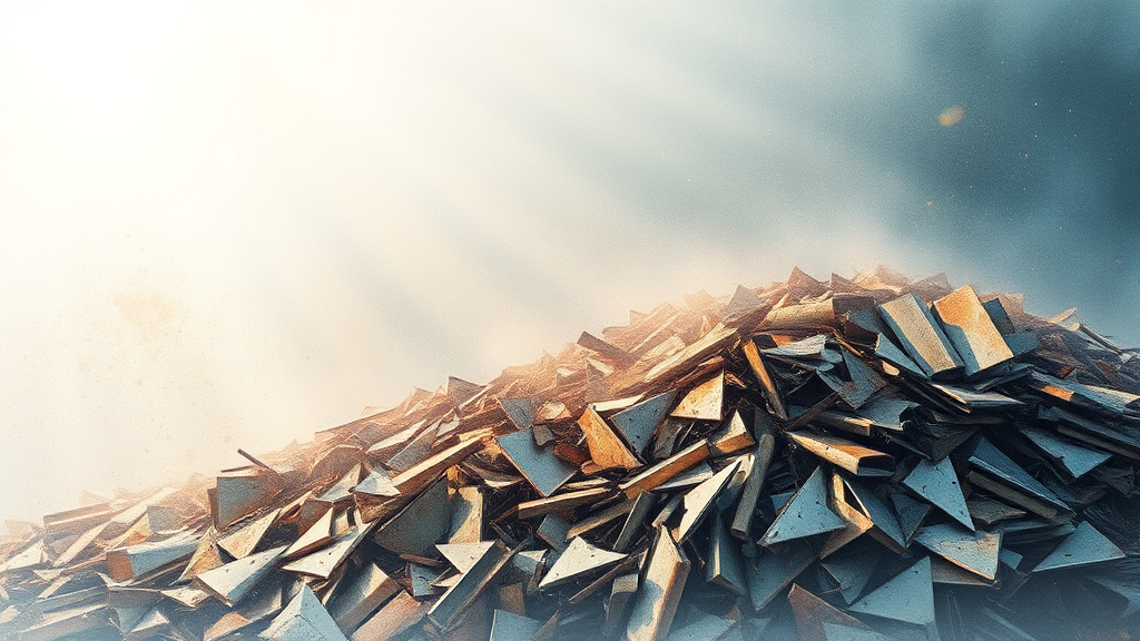 고철 시세, 왜 중요할까요? (watercolor 스타일)