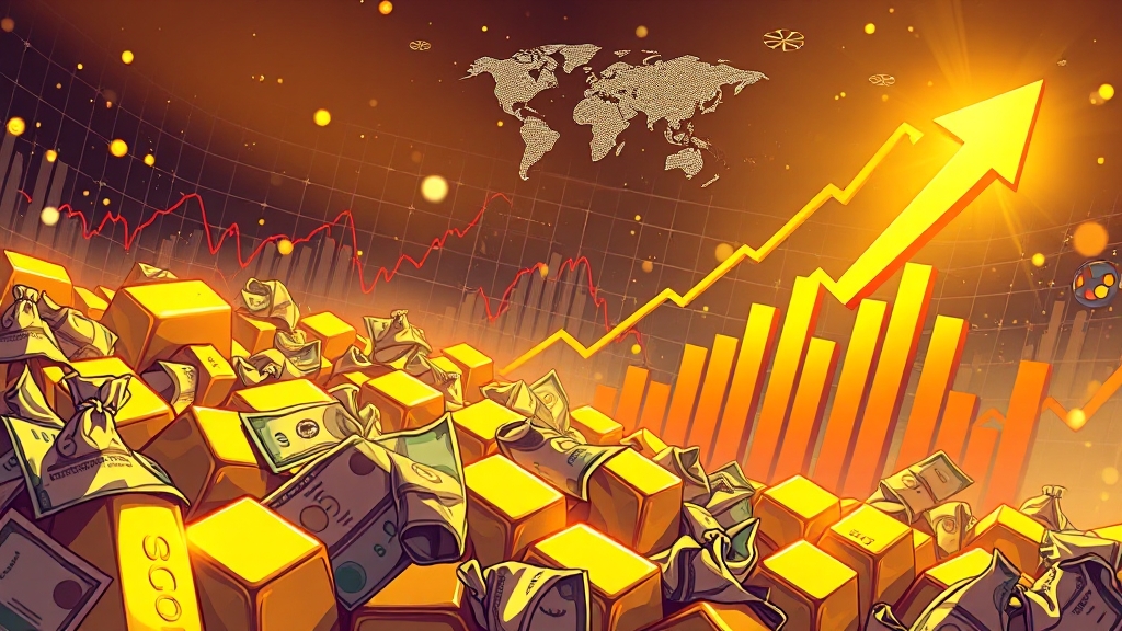 금값 최고치 경신: 현재 상황은? (cartoon 스타일)