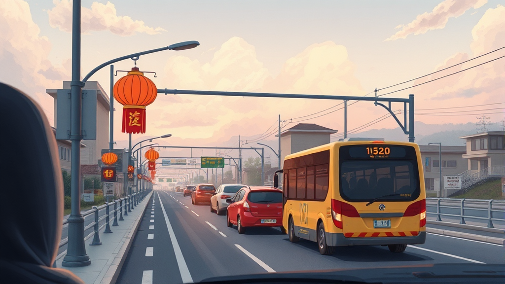 설날, 안심하고 고향 가는 길: 교통 및 생활 정보 총정리 (realistic 스타일)