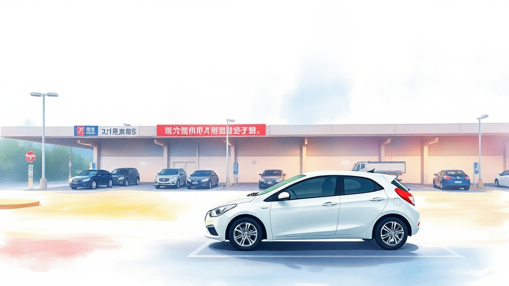 김해공항 주차 할인 혜택 총정리 (다자녀, 경차 등) (watercolor 스타일)