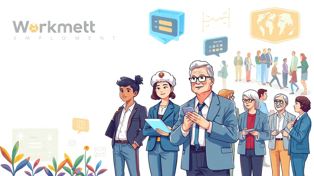 워크넷 vs 고용24 비교 (illustration 스타일)