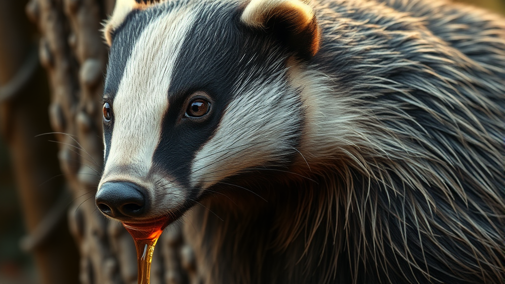 오소리 기름의 놀라운 효능 (realistic 스타일)