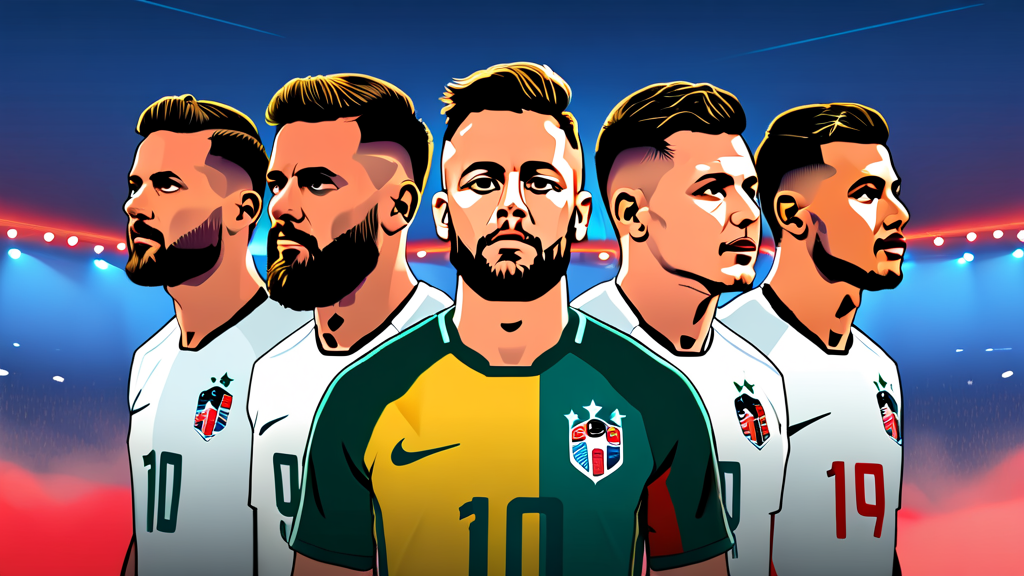 대한민국 국가대표팀, 조별리그 일정 공개! (illustration 스타일)