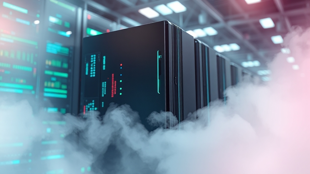 블랙웰 칩 수요 급증 배경 (watercolor 스타일)