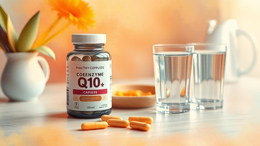 코엔자임Q10 복용 방법 및 팁 (watercolor 스타일)