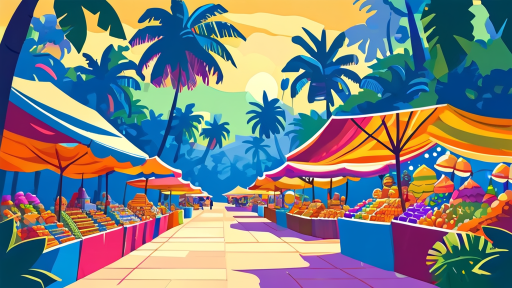 다양한 플리마켓의 종류와 특징 알아보기 (cartoon 스타일)