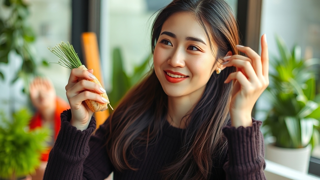 다이어트 결심 배경 (realistic 스타일)