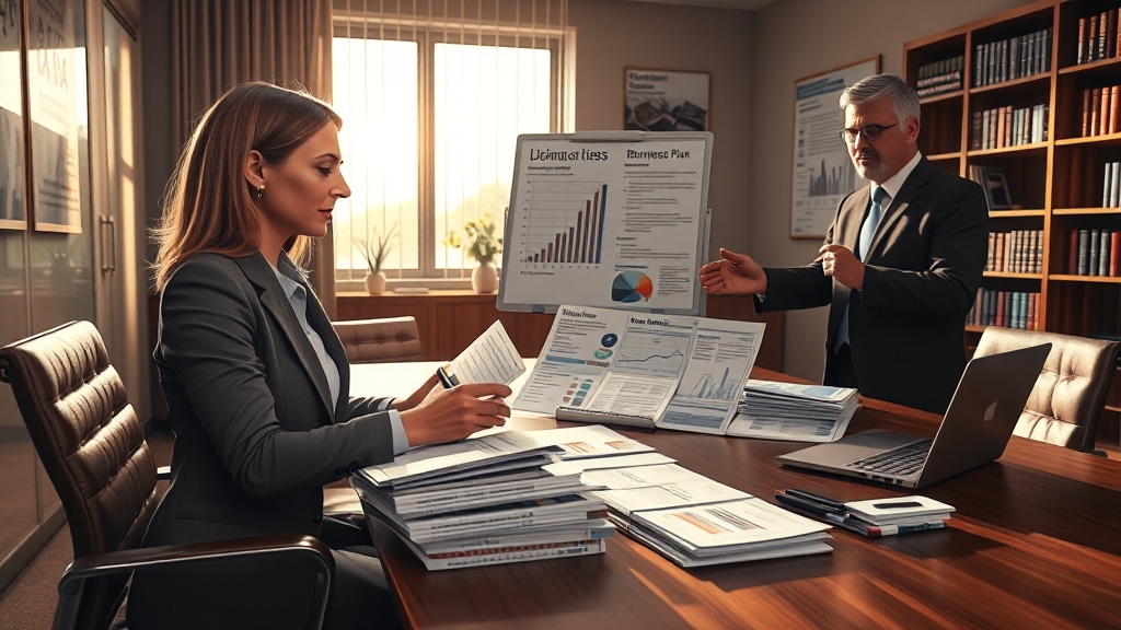 대출 절차 및 신청 방법 (realistic 스타일)