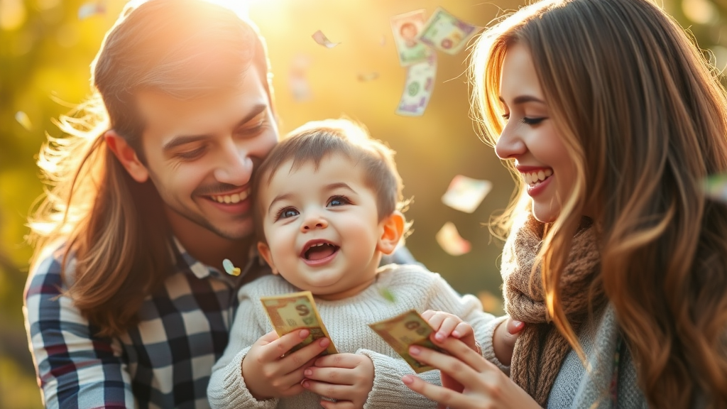 자녀장려금 및 아동수당과의 관계 (realistic 스타일)