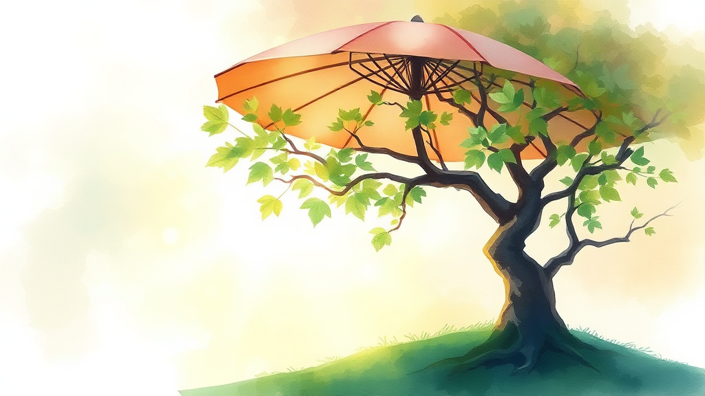 IMA 계좌의 특징 및 장점 (watercolor 스타일)