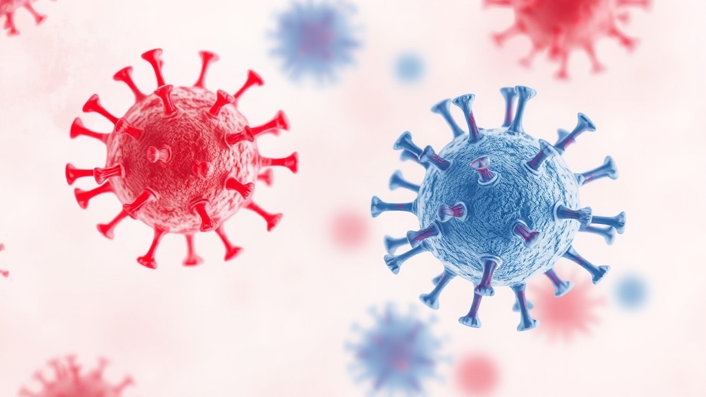 A형 vs B형 독감 차이 (watercolor 스타일)