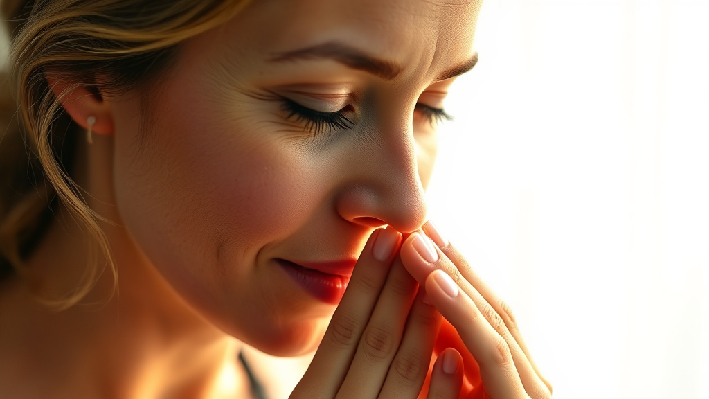 혈관운동성 비염 생활 속 관리 (realistic 스타일)