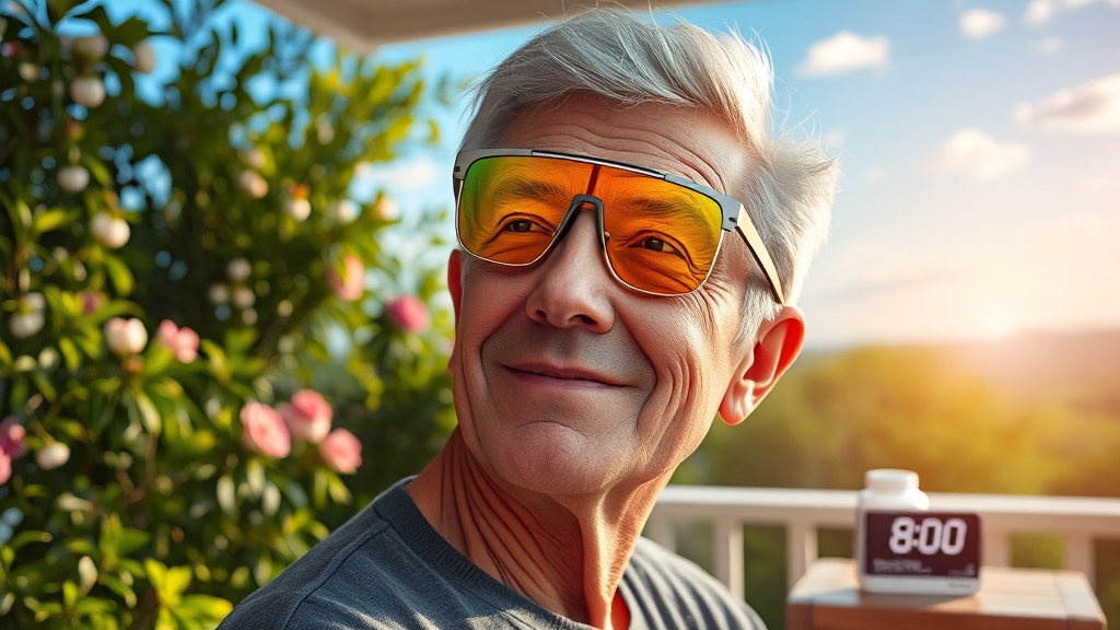 눈 건강, 미리미리 챙기세요! (realistic 스타일)