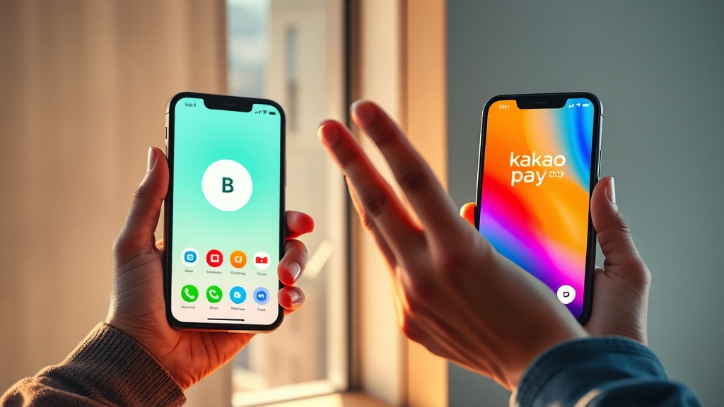 제로페이 & 카카오페이 활용법 (realistic 스타일)