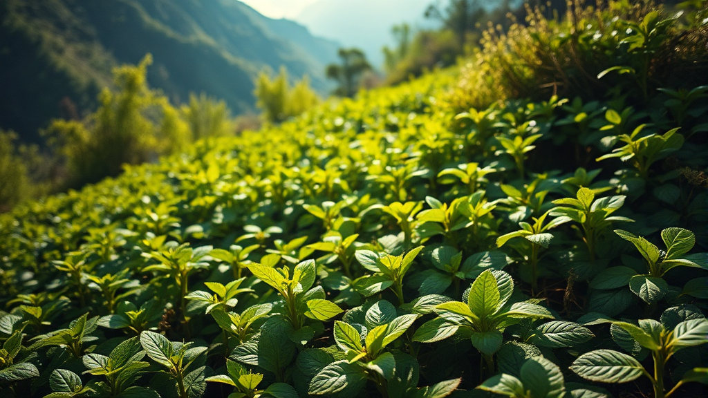 산양삼 vs 인삼 vs 산삼, 뭐가 다를까? (realistic 스타일)