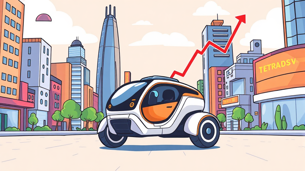 휴림로봇 주가 전망 시나리오 (cartoon 스타일)